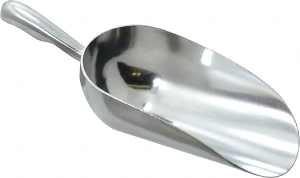 12 oz Silver Cast Aluminum Round Bottom Scoop MPN:46891