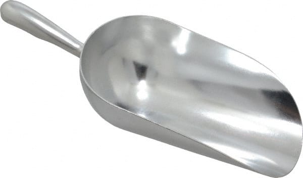 55 oz Silver Cast Aluminum Round Bottom Scoop MPN:46894