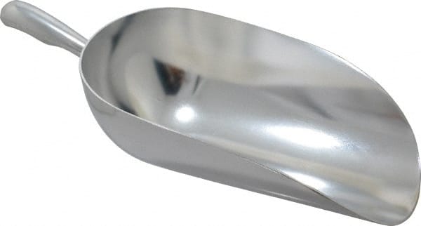 86 oz Silver Cast Aluminum Round Bottom Scoop MPN:46895