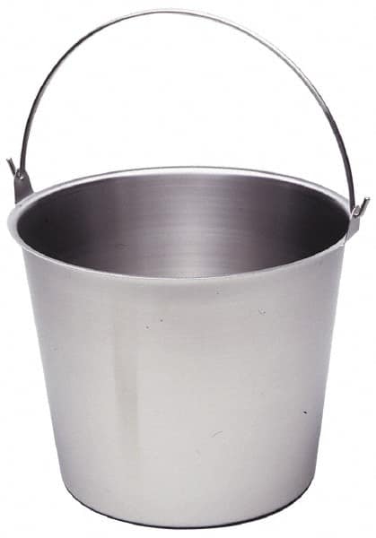 Pail: Stainless Steel, 4 gal, 10-1/8