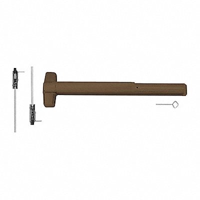 EL Concealed Vert. Rod Device Bronze MPN:EL9947EO 3 313