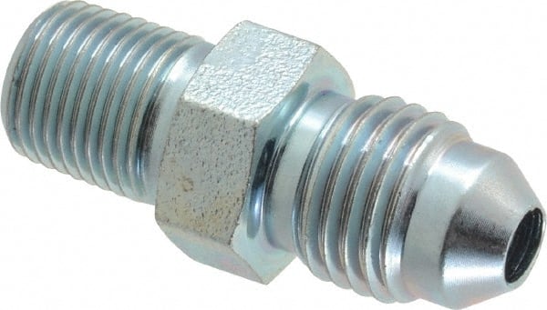 Industrial Pipe Adapter: 7/16-20 x 1/8