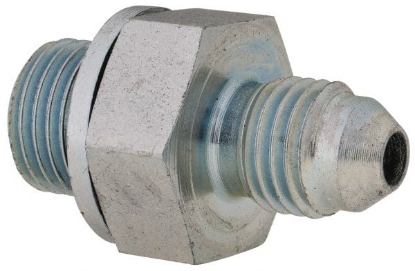 Industrial Pipe Adapter: 7/16-20 x 1/4