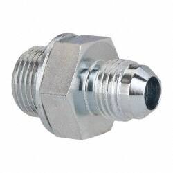 Industrial Pipe Adapter: 9/16-18 x 3/8