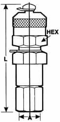 9/16 Thread, 6,000 Max psi, Test Point To JIC Swivel MPN:686 502