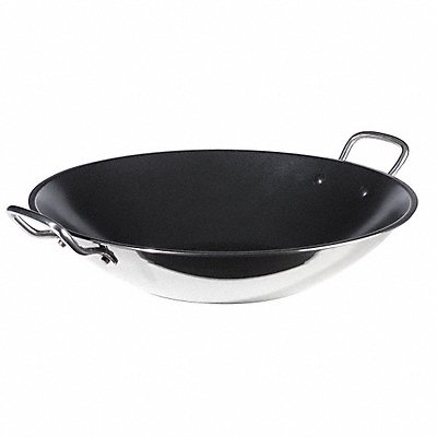 Non Stick Wok 4-1/4 qt Silver MPN:8214-60/35