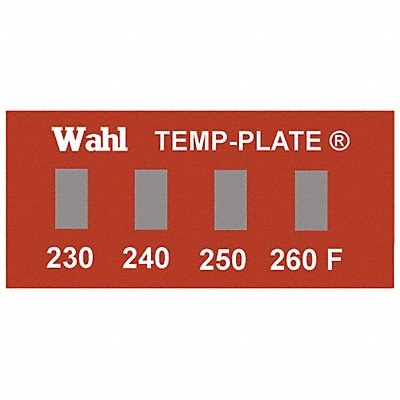 Non-Rev Temp Indicator Mylar PK10 MPN:101-4-230F