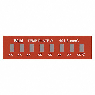 Non-Rev Temp Indicator Mylar PK10 MPN:101-8-132C