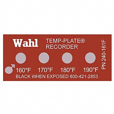 Non-Rev Temp Indicator Mylar PK10 MPN:240-161F