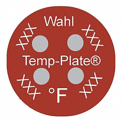 Non-Rev Temp Indicator Mylar PK10 MPN:444-120F