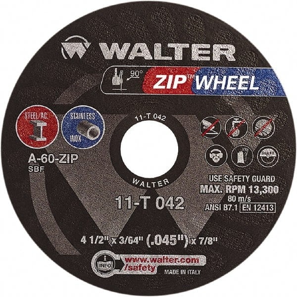 Cut-Off Wheel: 4-1/2