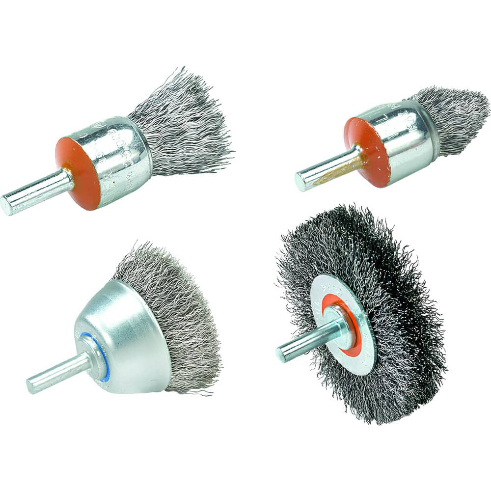 End Brushes, Brush Diameter (mm): 76.2 , Brush Diameter (Decimal Inch): 3 , Filament/Wire Diameter Range (Decimal Inch): 0.0101 - 0.0200  MPN:13C123