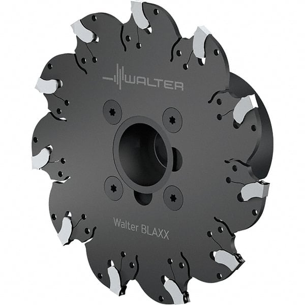 Indexable Slotting Cutter: 4 mm Cutting Width, 4.92 mm Cutter Dia, Arbor Hole Connection, 33 mm Max Depth of Cut, 1