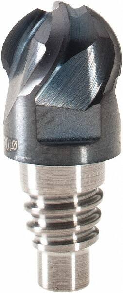 Ball Nose Replaceable Milling Tip: H8E11118-E10-10 TAX, Carbide MPN:5627127