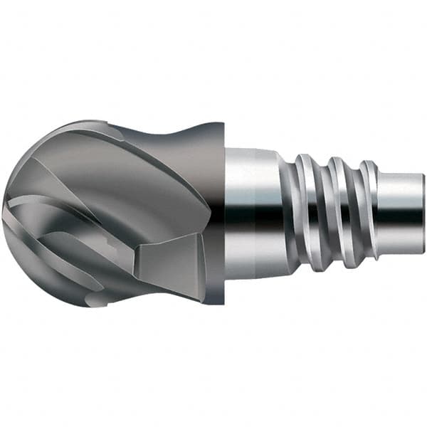 Ball Nose Replaceable Milling Tip: H8E11118-E12-12 TAX, Carbide MPN:5627128