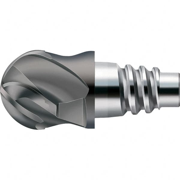 Ball Nose Replaceable Milling Tip: AH8E11118E12-1/2 TAX, Carbide MPN:5832144