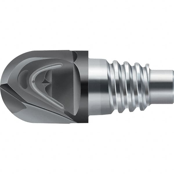 Ball Nose Replaceable Milling Tip: H1E01118-E12-12 TAX, Carbide MPN:6068733