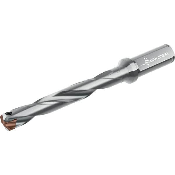Replaceable-Tip Drill: 30 to 30.99 mm Dia, 215 mm Max Depth, 1-1/4