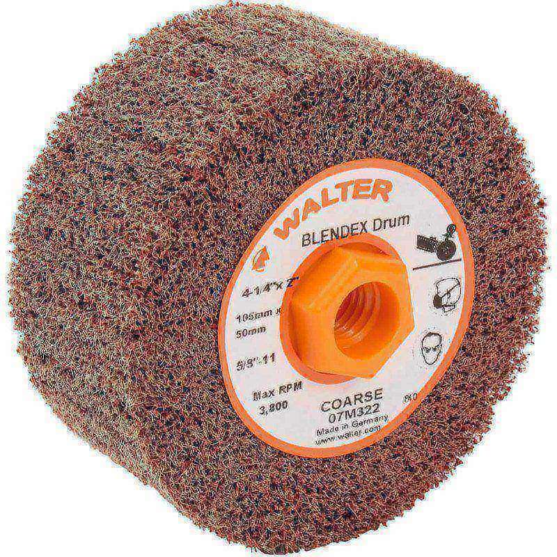 Unmounted Flap Wheels, Abrasive Type: Non-Woven , Abrasive Material: Aluminum Oxide , Outside Diameter (Inch): 4-1/4 , Face Width (Inch): 2  MPN:07M322