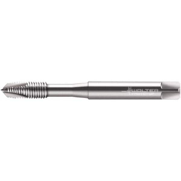 Spiral Point Tap: M8 x 1.25, Metric, 3 Flutes, Plug, 6H, Cobalt, Bright Finish MPN:5075876