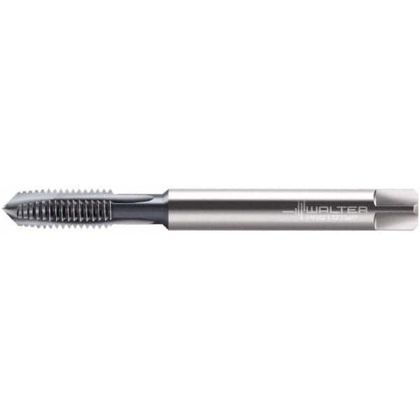 Spiral Point Tap: M3x0.5 Metric, 2 Flutes, Plug Chamfer, 6H Class of Fit, High-Speed Steel-E-PM, Bright/Uncoated MPN:5075928