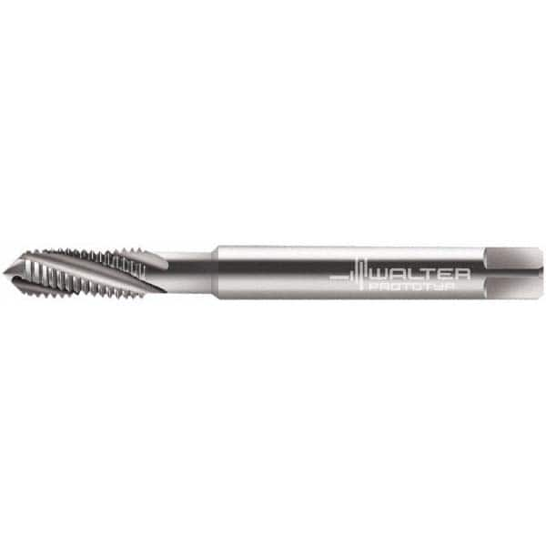 Spiral Flute Tap:  M8x1.25,  Metric,  3 Flute,  Modified Bottoming,  6HX Class of Fit,  Powdered Metal,  Bright/Uncoated Finish MPN:5076494