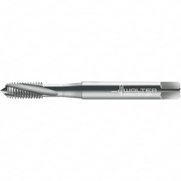 Spiral Flute Tap: #2-56, DIN 2184-1, 3 Flute, Semi-Bottoming, 3B Class of Fit, High Speed Steel, Bright/Uncoated MPN:5078142