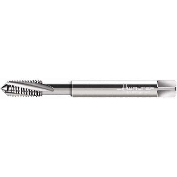 Spiral Flute Tap: #6-32, UNC, 3 Flute, Modified Bottoming, 2B Class of Fit, Powdered Metal, Bright/Uncoated MPN:5078200