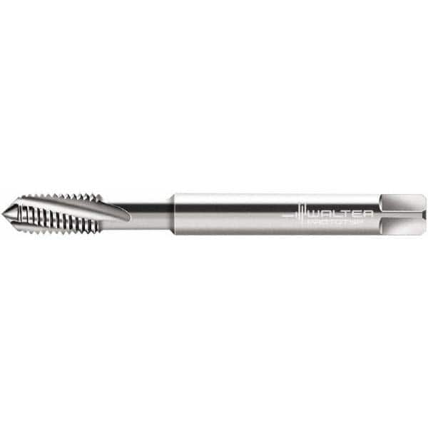 Spiral Flute Tap: #12-24, UNC, 3 Flute, Modified Bottoming, 2B Class of Fit, Powdered Metal, Bright/Uncoated MPN:5078203