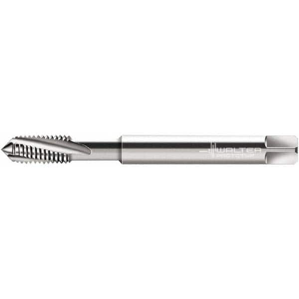 Spiral Flute Tap: #10-24, UNC, 3 Flute, Modified Bottoming, 3B Class of Fit, Powdered Metal, Bright/Uncoated MPN:5078210