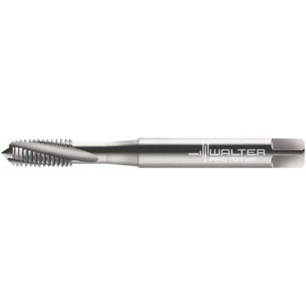 Spiral Flute Tap: 1/4-28, UNF, 3 Flute, Modified Bottoming, 3B Class of Fit, Cobalt, Bright/Uncoated MPN:5078560