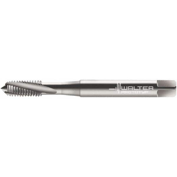 Spiral Flute Tap: 3/8-24, UNF, 3 Flute, Modified Bottoming, 2B Class of Fit, Cobalt, Bright/Uncoated MPN:5078580