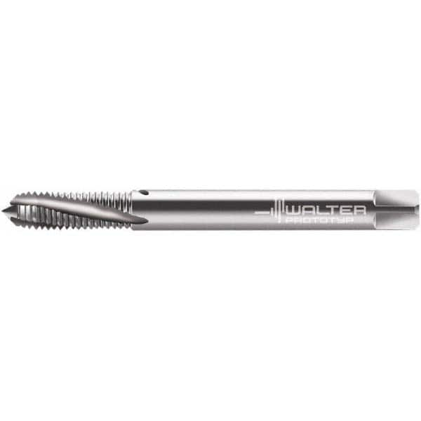 Spiral Flute Tap: #6-40, UNJF, 3 Flute, Modified Bottoming, 3B Class of Fit, Powdered Metal, Bright/Uncoated MPN:5078591