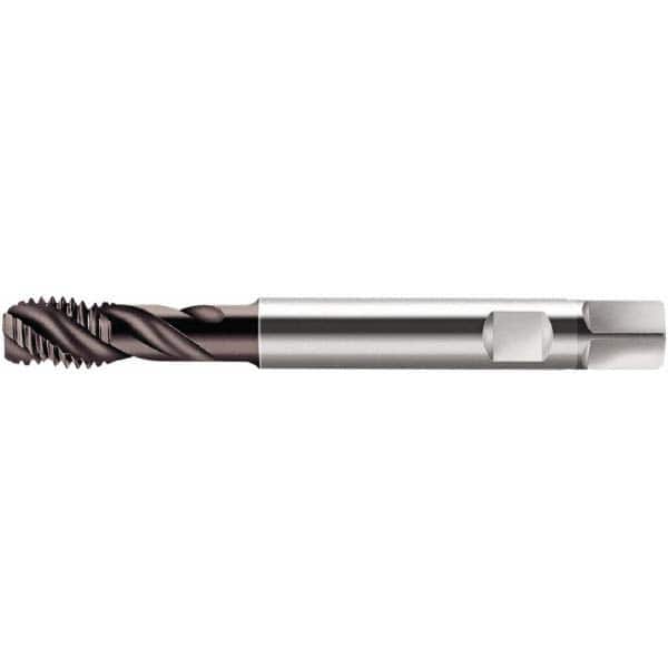 Spiral Flute Tap: M16 x 2.00, Metric, 4 Flute, Modified Bottoming, 6HX Class of Fit, Cobalt, Hardlube Finish MPN:5101696