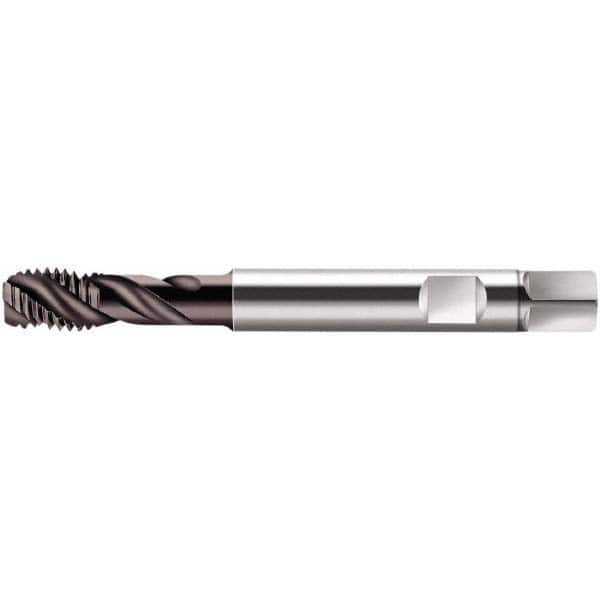 Spiral Flute Tap: M12 x 1.75, Metric, 3 Flute, Modified Bottoming, 6HX Class of Fit, Cobalt, Hardlube Finish MPN:5101712