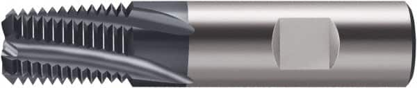 Helical Flute Thread Mill: 1/8-27, Internal, 3 Flute, 8.00 mm Shank Dia, Solid Carbide MPN:5115564