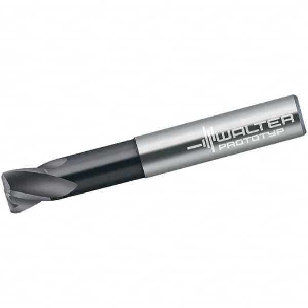 Corner Radius End Mill: 4 mm Dia, 4 mm LOC, 0.4 mm Radius, 4 Flutes, Solid Carbide MPN:5150864