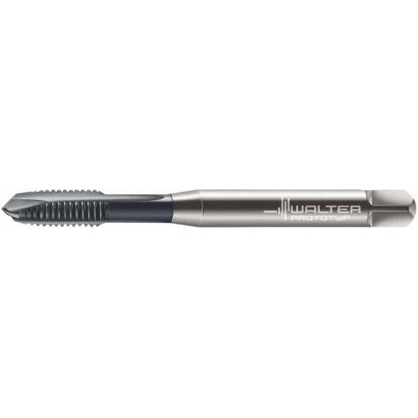 Spiral Point Tap: M6x1 Metric, 3 Flutes, Plug Chamfer, 6H Class of Fit, High-Speed Steel-E-PM, TiCN Coated MPN:5200422
