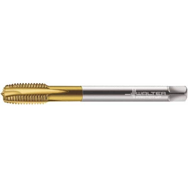 Spiral Point Tap: M14x2 Metric, 3 Flutes, Plug Chamfer, 6H Class of Fit, High-Speed Steel-E-PM, TiN Coated MPN:5200451