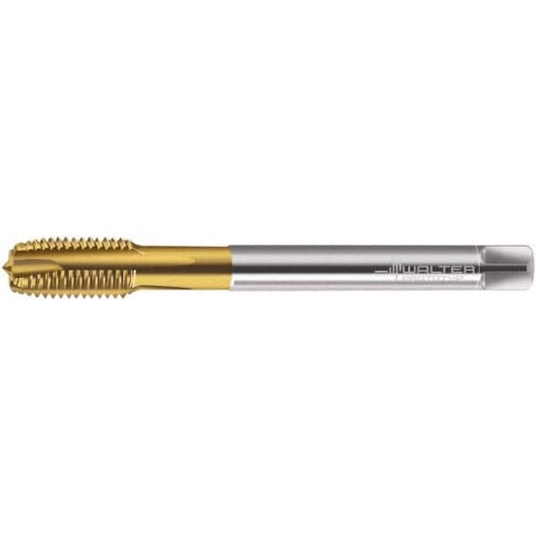 Spiral Point Tap: MF8x1 Metric Fine, 3 Flutes, Plug Chamfer, 6H Class of Fit, High-Speed Steel-E-PM, TiN Coated MPN:5200804