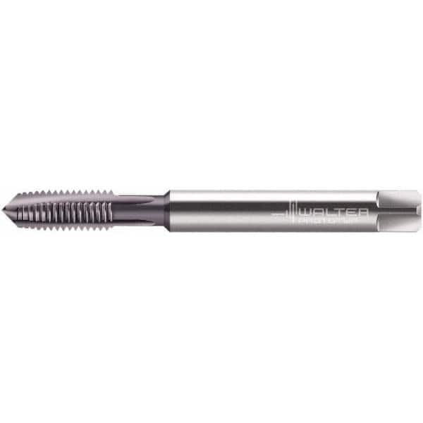 Spiral Point Tap: 1/4-28 UNJF, 3 Flutes, Plug Chamfer, 3B Class of Fit, High-Speed Steel-E-PM, AlCrN Coated MPN:5344193