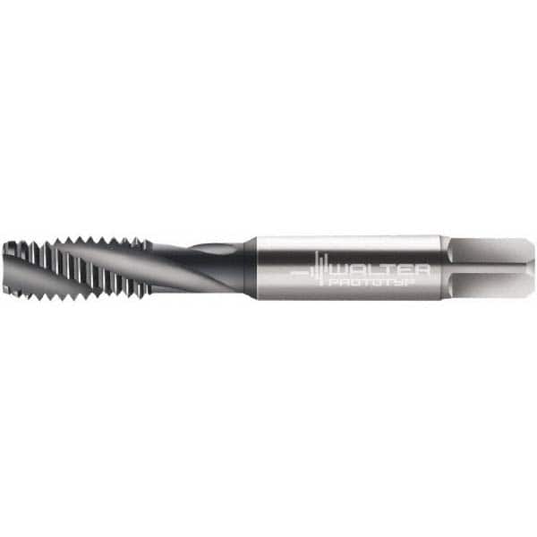 Spiral Flute Tap: #1-72, UNF, 2 Flute, Modified Bottoming, 3B Class of Fit, Cobalt, TICN Finish MPN:5348489