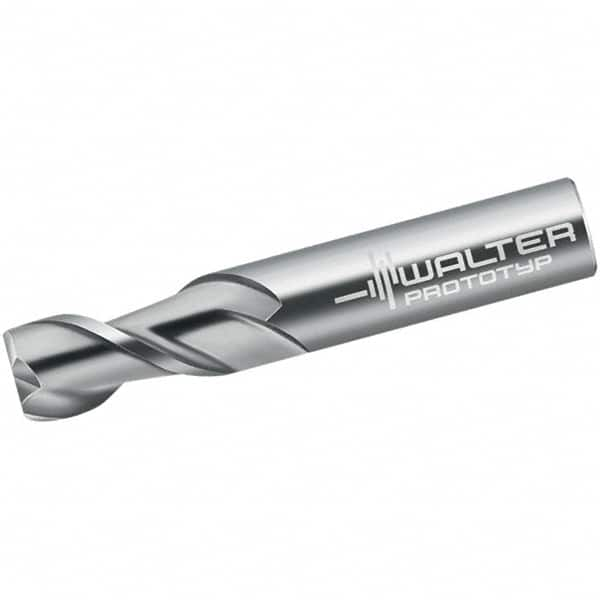 Square End Mill: 1/16'' Dia, 3/16'' LOC, 1/4'' Shank Dia, 2 Flutes, Solid Carbide MPN:5543442