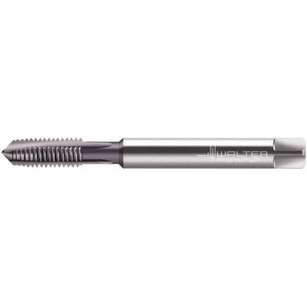 Spiral Point Tap: MF6x0.75 Metric Fine, 3 Flutes, Plug Chamfer, 6H Class of Fit, High-Speed Steel-E-PM, AlCrN Coated MPN:5664568