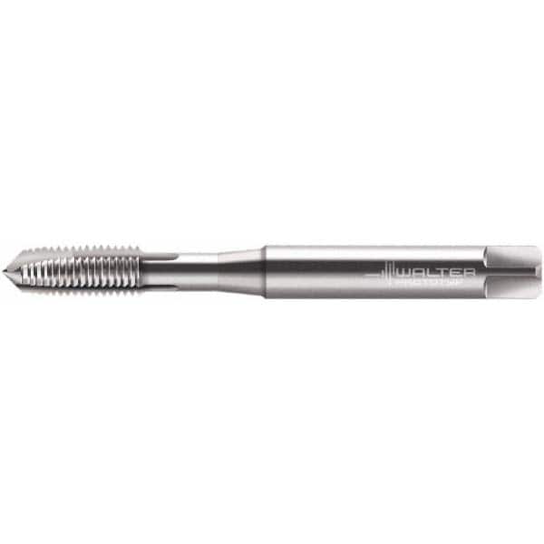 Spiral Point Tap: M3x0.5 Metric, 2 Flutes, Plug Chamfer, 4H Class of Fit, High-Speed Steel-E, Bright/Uncoated MPN:6149076
