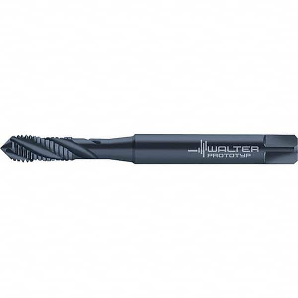 Spiral Flute Tap: #8-32, UNC, 3 Flute, Modified Bottoming, 2B Class of Fit, Cobalt, Oxide Finish MPN:6149937