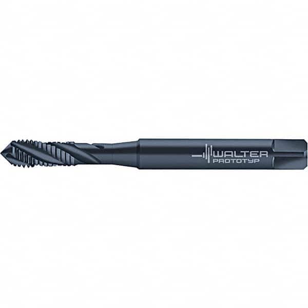 Spiral Flute Tap: #10-32, UNF, 3 Flute, Modified Bottoming, 2B Class of Fit, Cobalt, Oxide Finish MPN:6150008
