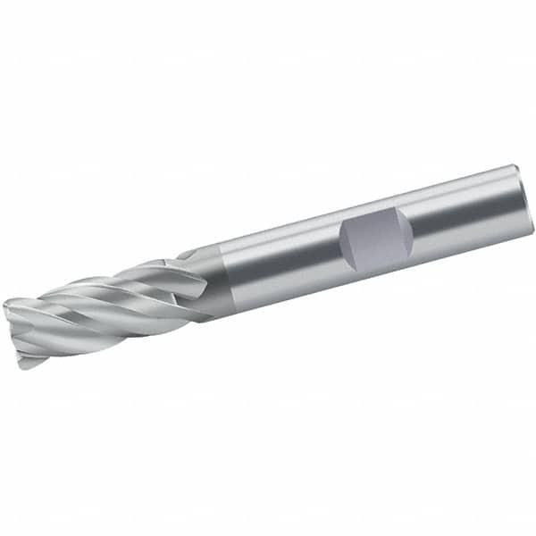 Square End Mill: 0.6299'' Dia, 1.2598'' LOC, 4 Flutes, Solid Carbide MPN:6231748