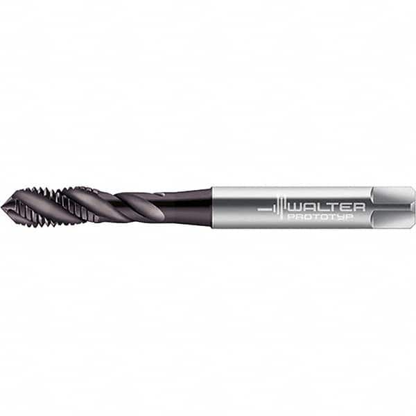 Spiral Flute Tap: #10-24, UNC, 3 Flute, Modified Bottoming, 2B Class of Fit, Powdered Metal, Hardlube Finish MPN:6245708