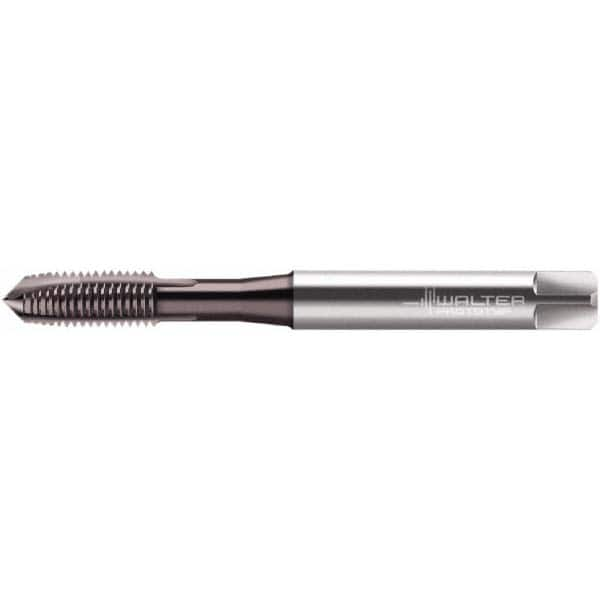 Spiral Point Tap: M2x0.4 Metric, 3 Flutes, Plug Chamfer, 6H Class of Fit, High-Speed Steel-E-PM, THL Coated MPN:6432489